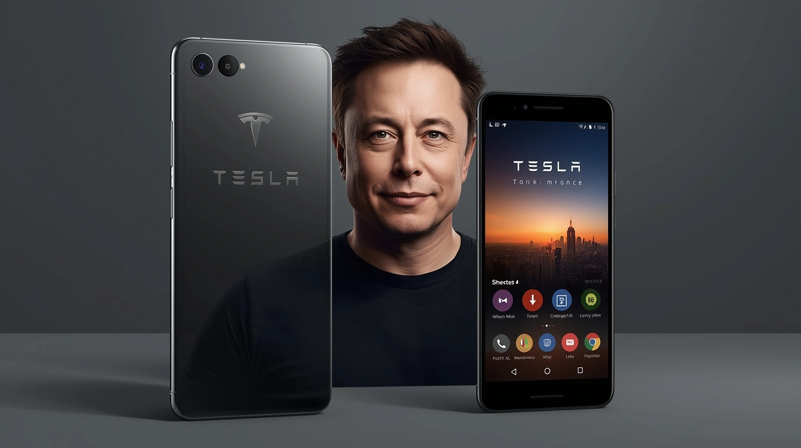 एलन मस्क Tesla Pi Phone